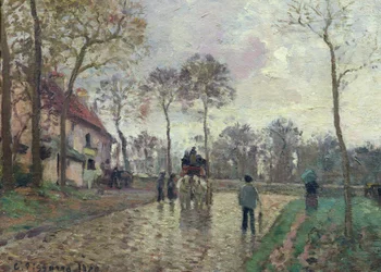 The Coach to Louveciennes, 1870